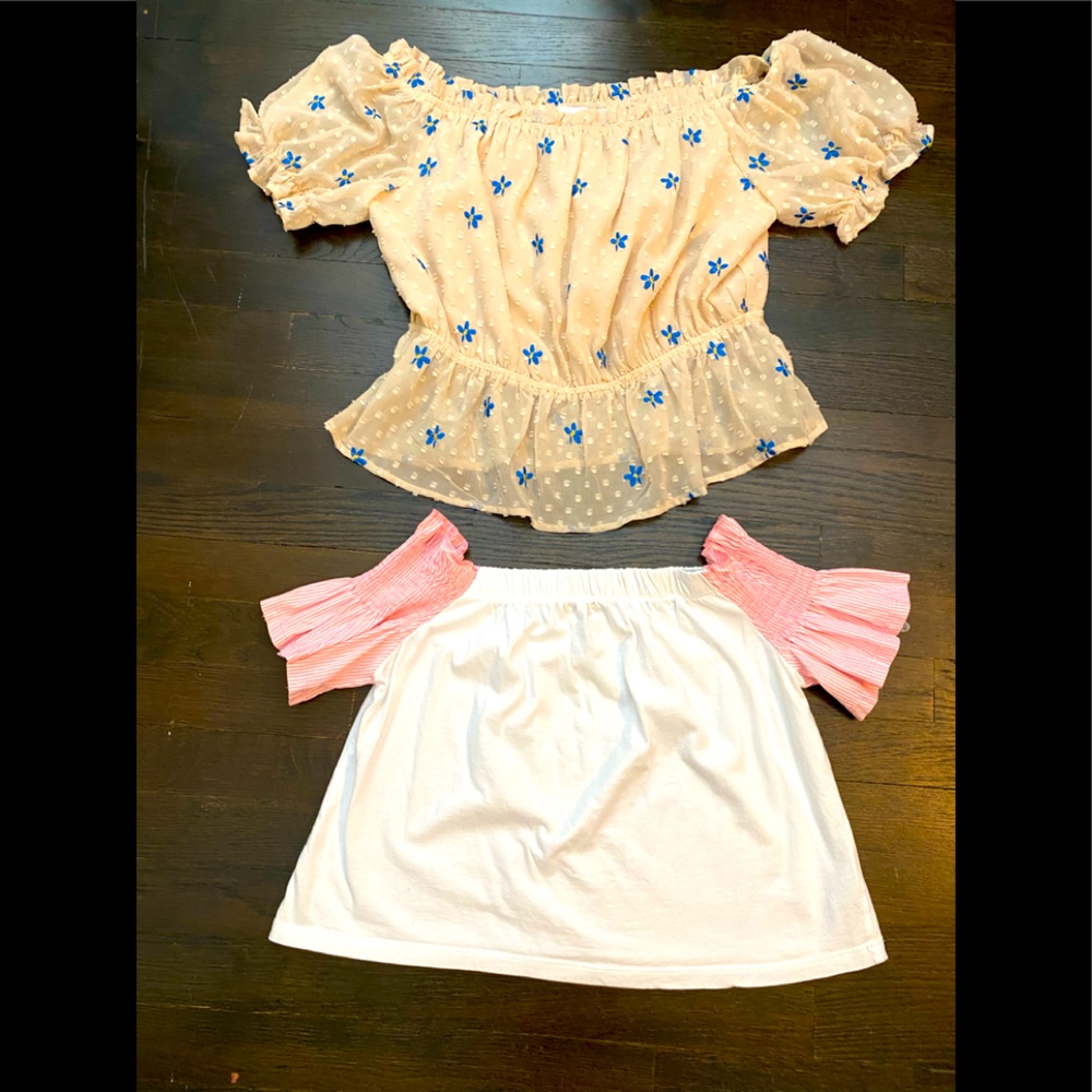 bundle !! shoulder shirts 👚 stretch